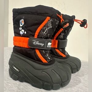 Size 8C EUC Sorel x Disney Frozen Olaf Snow Boots